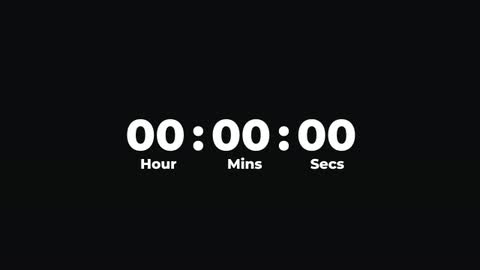 Timer Countdown Monospaced — After Effects number counters preset preview